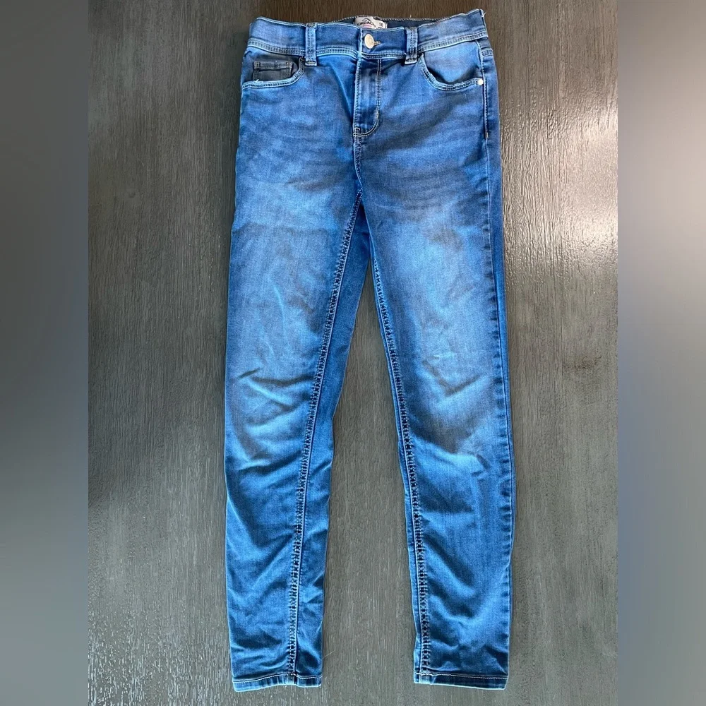 Jordache Skinny Blue Denim Jeans Kids Girls 14